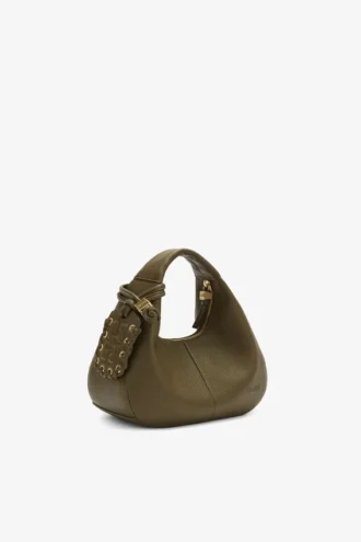 Mini Hobo Bag in Green