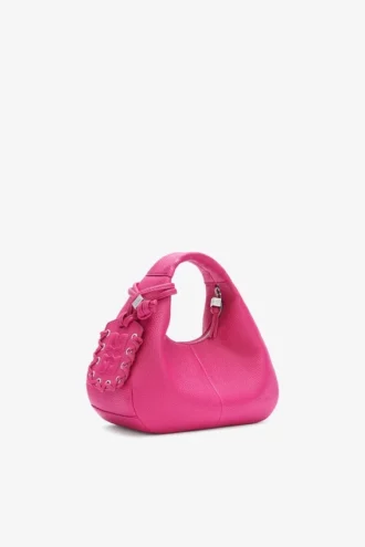 Mini Hobo Bag in Pink Mini Hobo Bag in Pink
