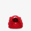 Mini Hobo Bag in Red Crochet Mini Hobo Bag in Red Crochet