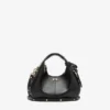 Mini Hobo Bag Studs in Black Mini Hobo Bag Studs in Black