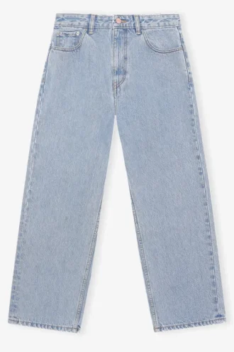 Misy Cropped Jeans in Rigid Denim