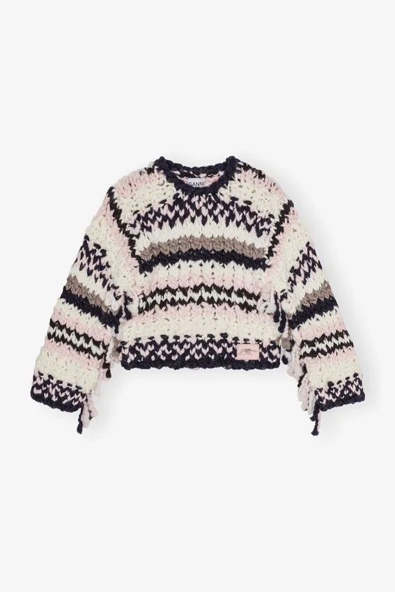 Multicolor Hand-Knit Sweater Multicolor Hand-Knit Sweater
