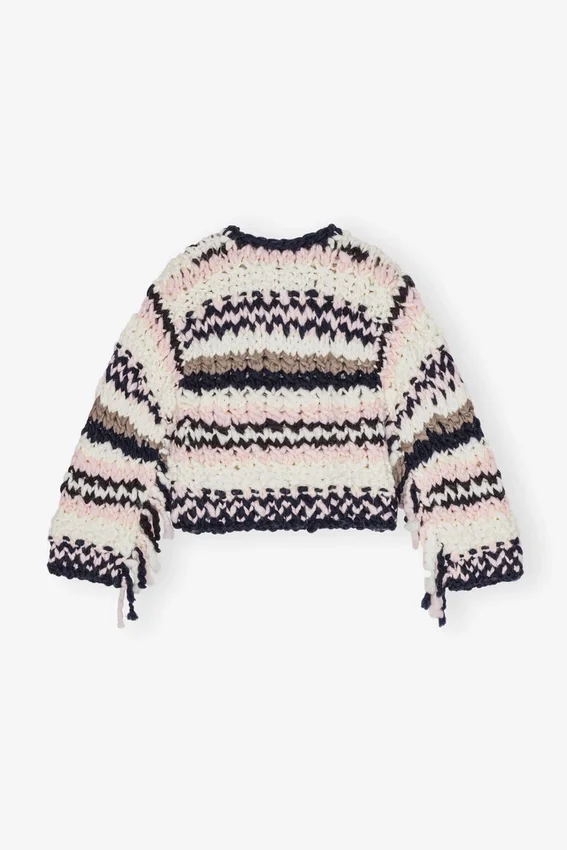 Multicolor Hand-Knit Sweater Multicolor Hand-Knit Sweater