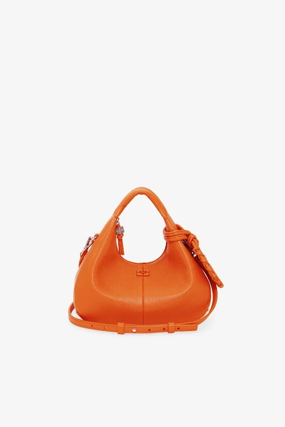 Orange Mini Hobo Bag Orange Mini Hobo Bag
