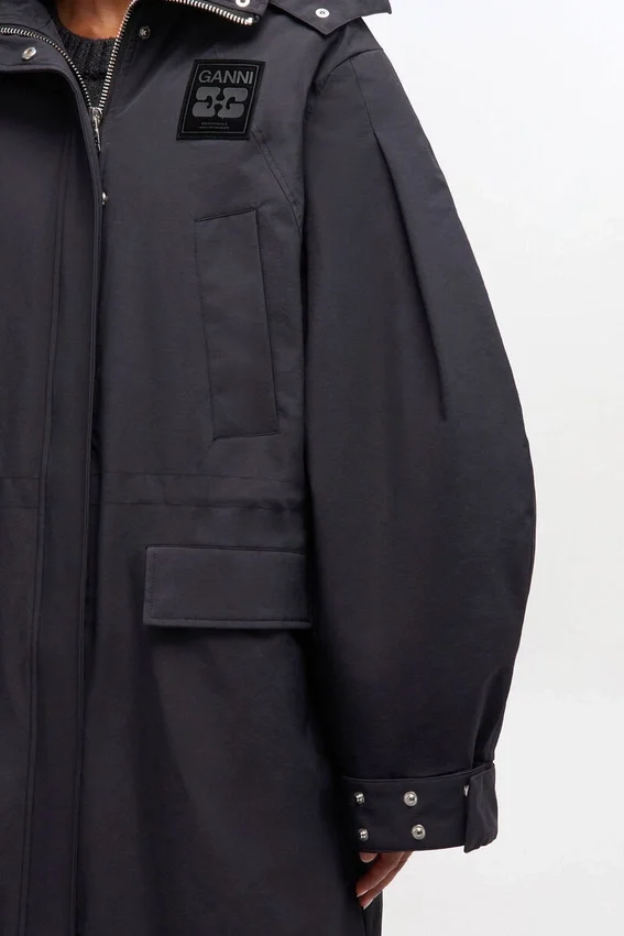 Oversized Dark Grey Tri-Layer Parka Coat Oversized Dark Grey Tri-Layer Parka Coat