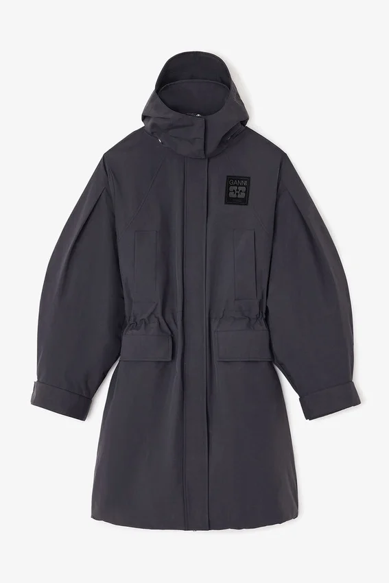 Oversized Dark Grey Tri-Layer Parka Coat Oversized Dark Grey Tri-Layer Parka Coat