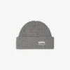 Oversized Wool Rib Knit Beanie