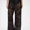 Pants in Black Net