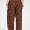 Pants in Brown Fil Coupe Pants in Brown Fil Coupe