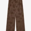 Pants in Brown Satin Pants in Brown Satin