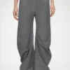 Pants in Grey Wool Melange Pants in Grey Wool Melange