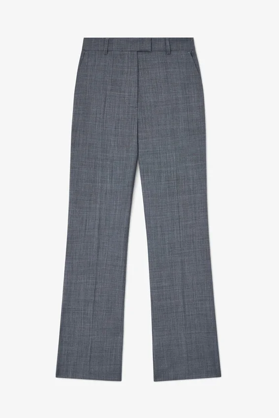 Pants in Grey Wool Melange Pants in Grey Wool Melange