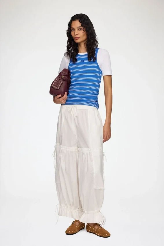 Pants in White Cotton Pants in White Cotton