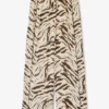 Pants in Zebra Satin