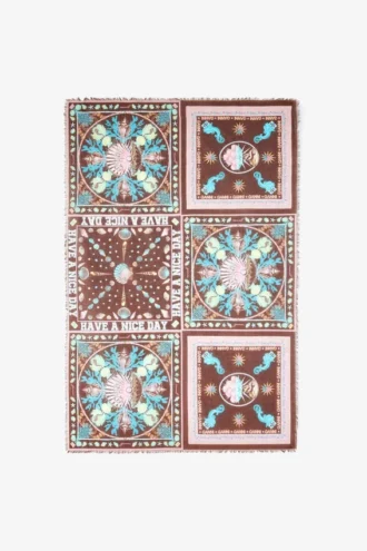 Pareu Scarf in Printed Cotton