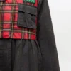 Peplum Wax Jacket in Tartan Peplum Wax Jacket in Tartan
