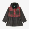 Peplum Wax Jacket in Tartan Peplum Wax Jacket in Tartan