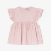 Pink Frill Sleeve Top