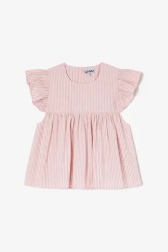 Pink Frill Sleeve Top