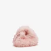 Pink Fur Mini Hobo Bag