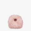 Pink Fur Mini Hobo Bag