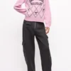 Pink Graphic Bow Sweater Pink Graphic Bow Sweater