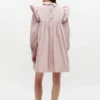Pink Mini Shirt Dress