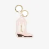 Pink Western Boot Keyring