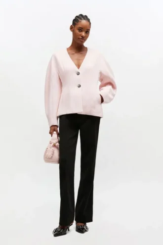 Pink Wool Blazer