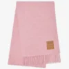 Pink Wool Scarf