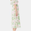 Pleated Georgette Midi Smock Dress Pleated Georgette Midi Smock Dress