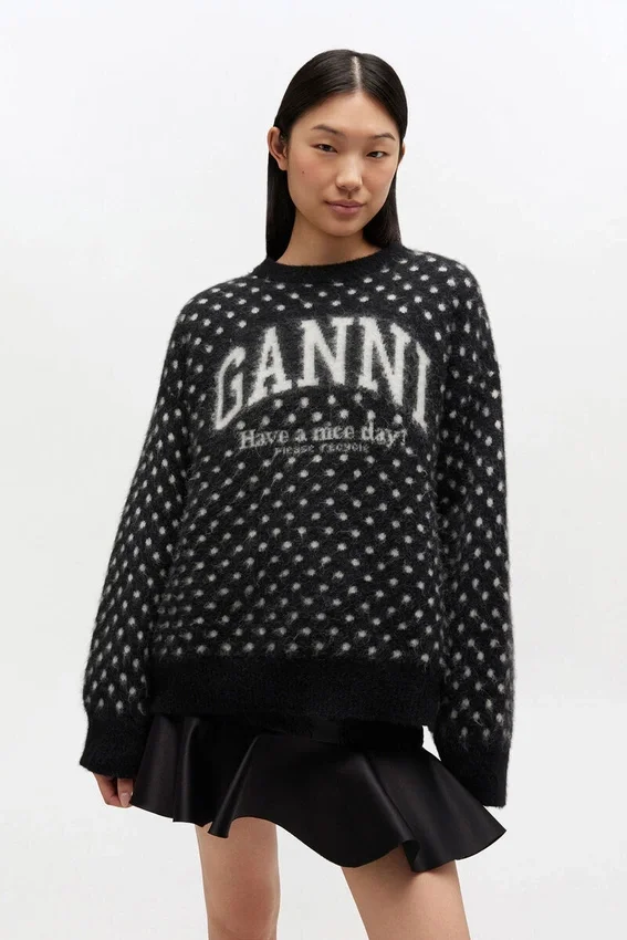 Polka Brushed Sweater Polka Brushed Sweater