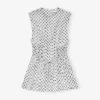 Polka-Dot Satin Corset Mini Dress