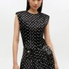 Polka-Dot Satin Corset Top Polka-Dot Satin Corset Top