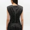 Polka-Dot Satin Corset Top Polka-Dot Satin Corset Top