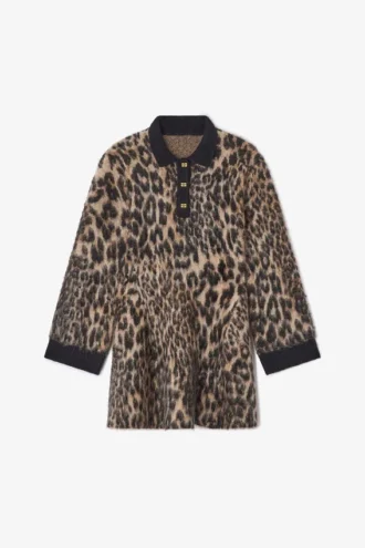 Polo Dress in Leopard