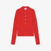 Polo Shirt in Red Merino