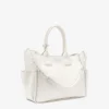 Posy Bag in White Ostrich Posy Bag in White Ostrich