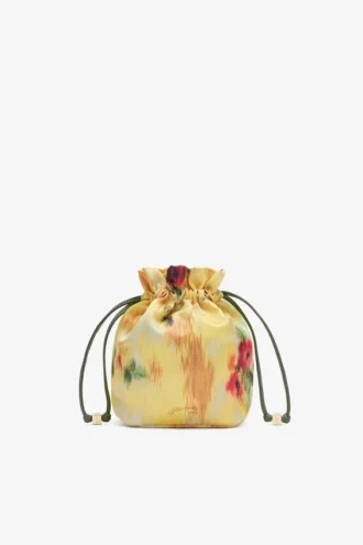 Pouch in Printed Taffeta