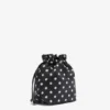 Printed Bou Bucket Pouch with Dots