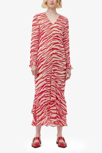 Printed Light Georgette Maxi Dress