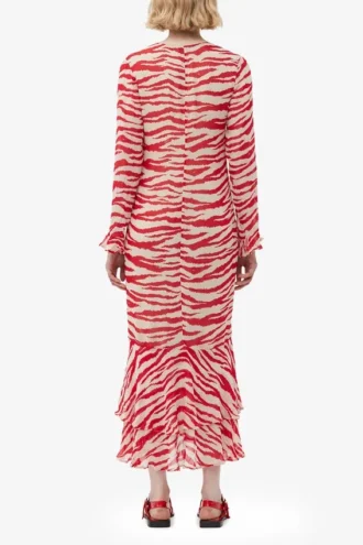 Printed Light Georgette Maxi Dress