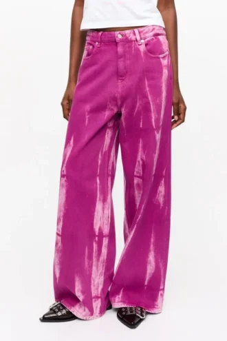 Purple Overdyed Marri Jeans