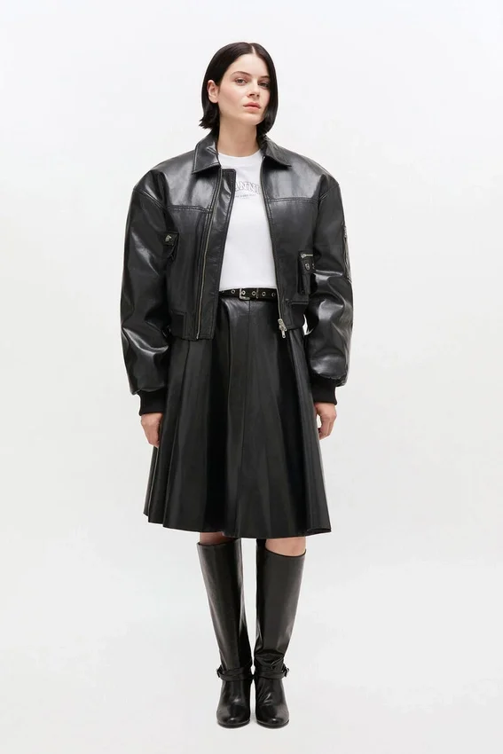 Recycled Leather Skirt Recycled Leather Skirt
