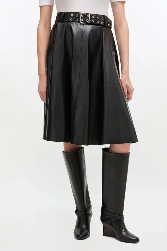 Recycled Leather Skirt Recycled Leather Skirt