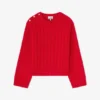 Red Cable Wool Mix Sweater Red Cable Wool Mix Sweater