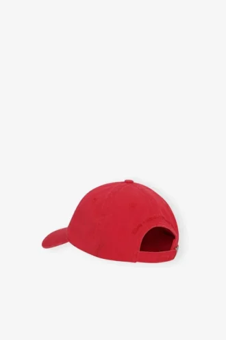 Red Canvas Cap