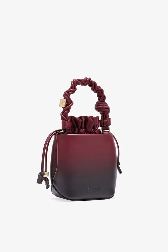 Red Gradient Mini Bou Bucket Bag Red Gradient Mini Bou Bucket Bag