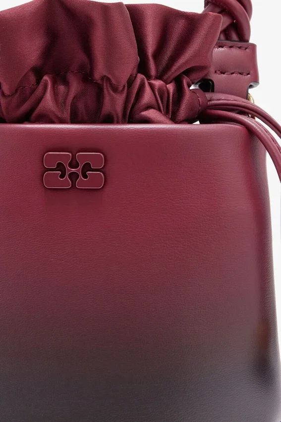 Red Gradient Mini Bou Bucket Bag Red Gradient Mini Bou Bucket Bag