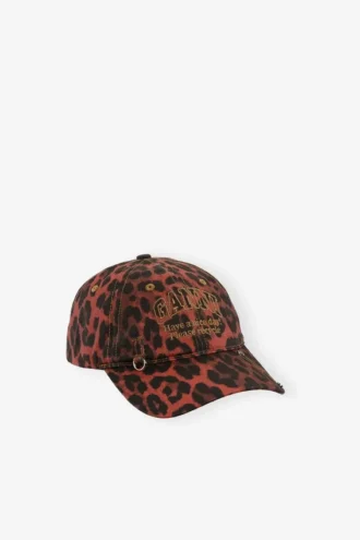 Red Leopard Cap